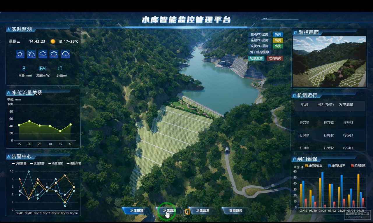 智慧水库（基础版） 界面